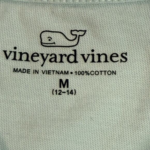 Vineyard Vines Kids M Easter Bunny Whale Long Sleeve T-Shirt Light Blue - Picture 3 of 5